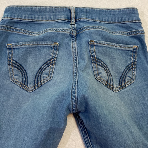 Hollister Girls Denim Stretch Jean Legging - Freshly Laundered -Size 1S/W25 - Picture 3 of 9
